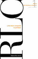 Revue de  littérature comparée, no 01, 2009